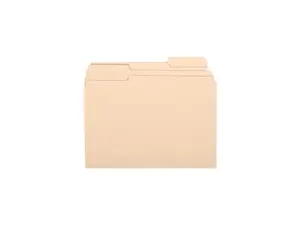 Business Source 17525 1/3 Cut Recycled Top Tab File Folder - 8.50" Width x 11" Length Sheet Size - 0.75" Expansion - 1/3 Tab Cut - Assorted Position Tab Location - Manila - 100 / Box, 1Box