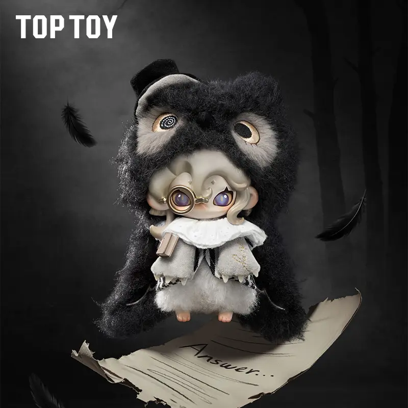 TOPTOY Moonin Shrouded Night&Faded Childhood Series Blind Box, Cute Soft Fluffy Doll Ornament, Lovely Cartoon Collectible Figure, Exquisite Desktop Decor, Adorable Hanging Pendant, Ideal Surprise Gift For Friends And Family#