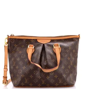 Pre-owned Louis Vuitton Canvas Coated Tote Bags REBAG Palermo Handbag Monogram Canvas PM by Rebag