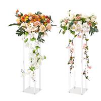 2PCS - 31.5inch High - Acrylic Column + Shelves