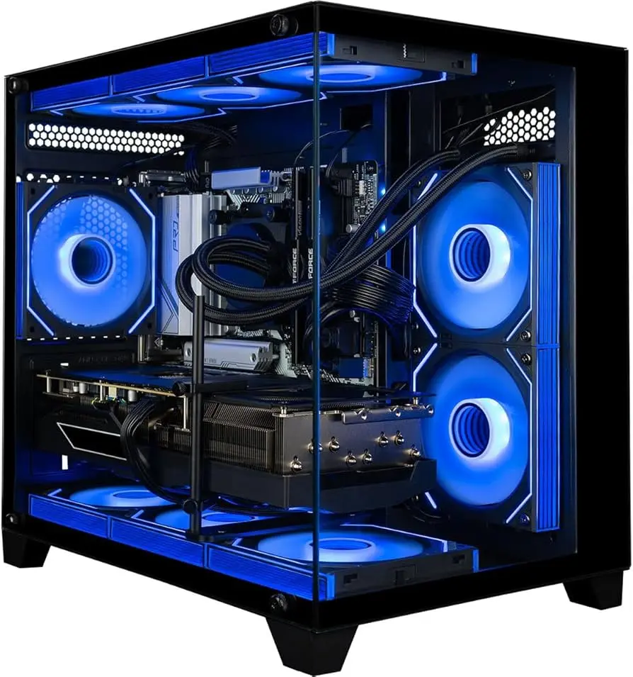 RTX 5070, 24-Core i9-13900KF, 32GB DDR4 RAM, 1TB NVMe SSD, Liquid Cooled Gaming Desktop PC w/Windows 11 Pro, 3-Year Warranty, RGB