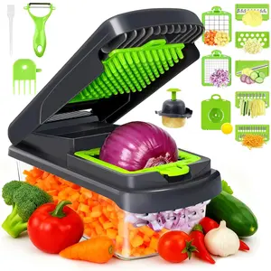 Kitchen Multi-Cutter Tool - Chop Food in Seconds, Prevent Onion-Cutting Tears, Kitchenware Peeler & Cutter Gadget