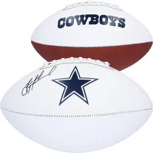 Troy Aikman Dallas Cowboys Autographed Franklin White Panel Football - Fanatics Authentic Certified
