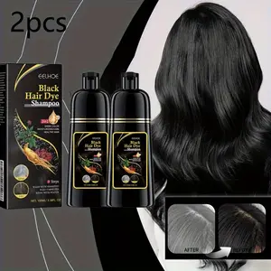 Black Shampoo with Polygonum Multiflorum Extract - Nourish, Repair & Restore Dark, Silky Hair Haircare