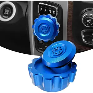 Upgrade Shift knob, 81166 Aluminum Auto Trans Shift Lever Knob,Compatible with 2013-2018 Ram 1500 Accessories (Blue)