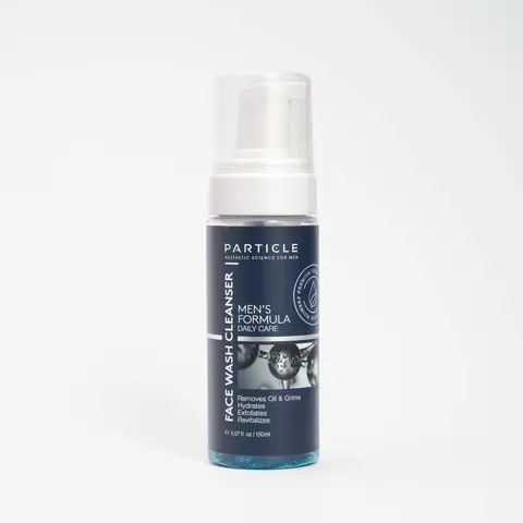 Particle Face Wash Cleanser for Men | Achieve a Clean, Clear, Youthful & Healthy-Looking Face with Daily Nourishment Including Aloe Vera & Glycolic Acid