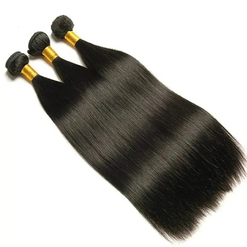 10A Grade 10" Brazilian Virgin 100% Human Straight Hair Weave, Friendly Glossy Hair Bundles