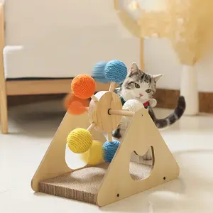 Your Cat Will Spin It All Day Ferris Wheel Sisal Cat Scratch Board