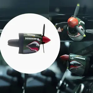 P-40 Warhawk Eau de Cologne-shaped car air freshener, vent clip, men's auto accessory, enjoy fresh air.