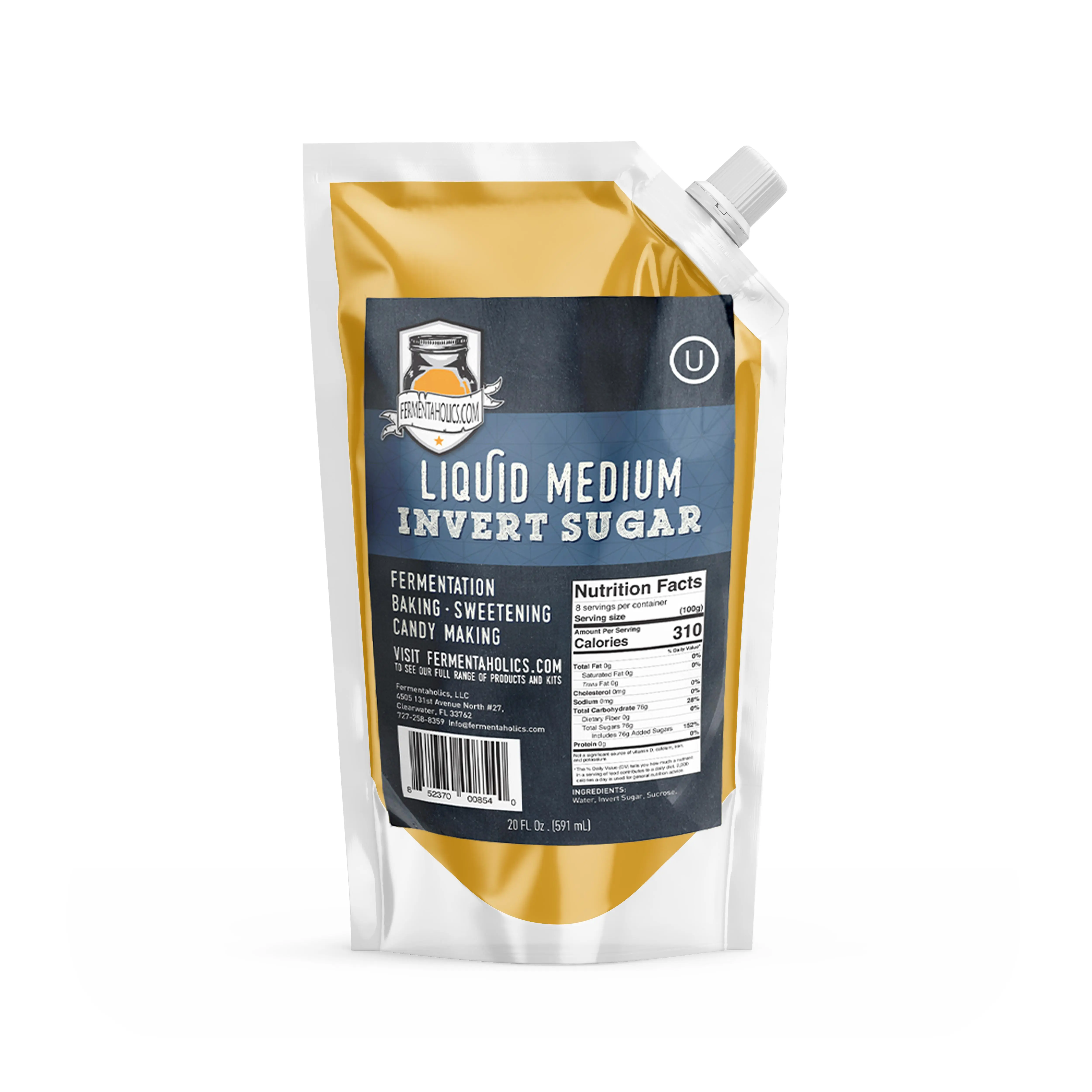 Liquid Medium Inverted Sugar Syrup - 20 fl oz