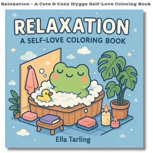 【NEW RELEASED】Relaxation – A Cute & Cozy Hygge Self-Love Coloring Book for Kids and Adults
