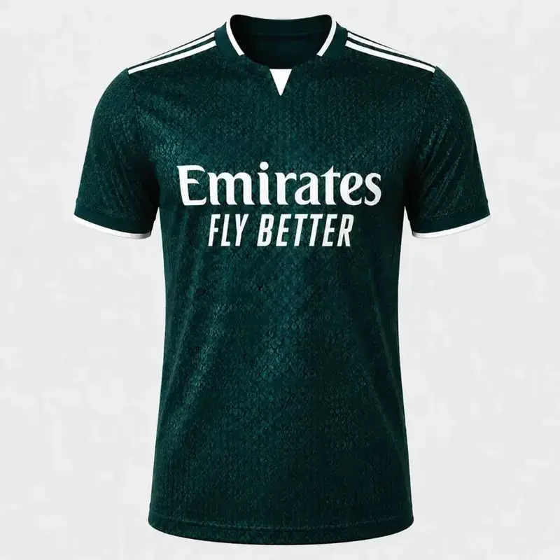 [FULL LOGO] Real  2026/27 Away Replica Jersey Green - Unisex All Over Print Soccer Jersey, Football Shirt, Personalized Name & Number, Fan Edition