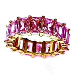 Baby Pink Tennis Ring