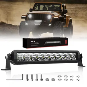4WDKING LED Light Bar Off Road LED Spot Flood Combo Work Light High Bright Truck Driving Fog Lamp IP69K Waterproof for Truck Cars ATV UTV Boat