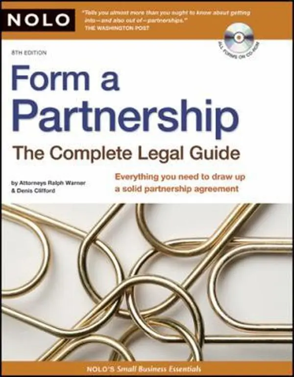 USED-Form a Partnership: The Complete Legal Guide by Denis Clifford (Paperback)