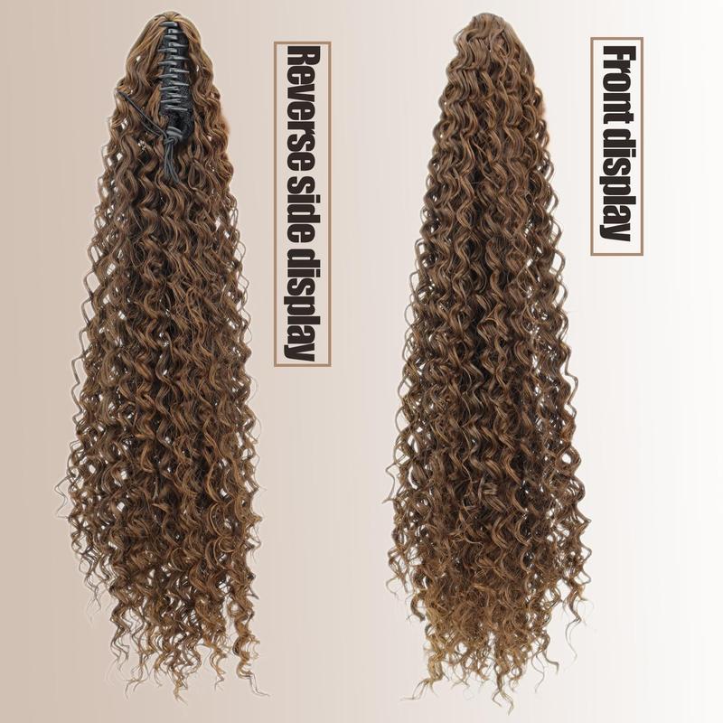 Ponytail Wig - High-Temperature Fiber, Easy-Clip Design,,Perfect for Everyday & Special Occasions, Stylish Hair Accessory|Curly Texture Wig|Easyclip Wig, Wigs for Women