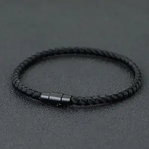 Men's Bracelet Premium Black Hand Rope