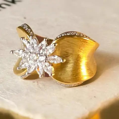 Women's Vintage Engraved Brushed Golden Butterfly Charm Ring - Exquisite Trendy Costume Jewelry with Luxury Touch, Anniversary Engagement Option, Sizes 6-10, Elegant Everyday Accessory for Females, Birthday Gift