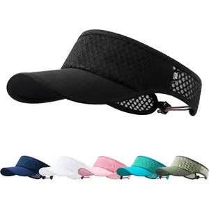 AUSFLUG Sun Visor Hat Men Women - Wide Brim Quick Dry Adjustable Cap, Lightweight for Golf Tennis Pickleball Beach