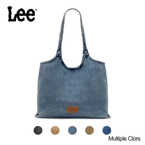 Lee Women's Denim Hobo Bag - Tote Style, Commuter Work Bag, Easy Grab Everyday Purse, Solid Color Shoulderbag, Work-Ready Look, Ideal Gifts for Girlfriend (Suitable for Shopping)