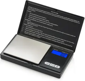 MEASUPRO Elite Series SWS1KG Digital Pocket Gram Scale 1000g x 0.1g Precise Jewelry Food Medicine Scale with LCD Backlight & 4 Weight Modes