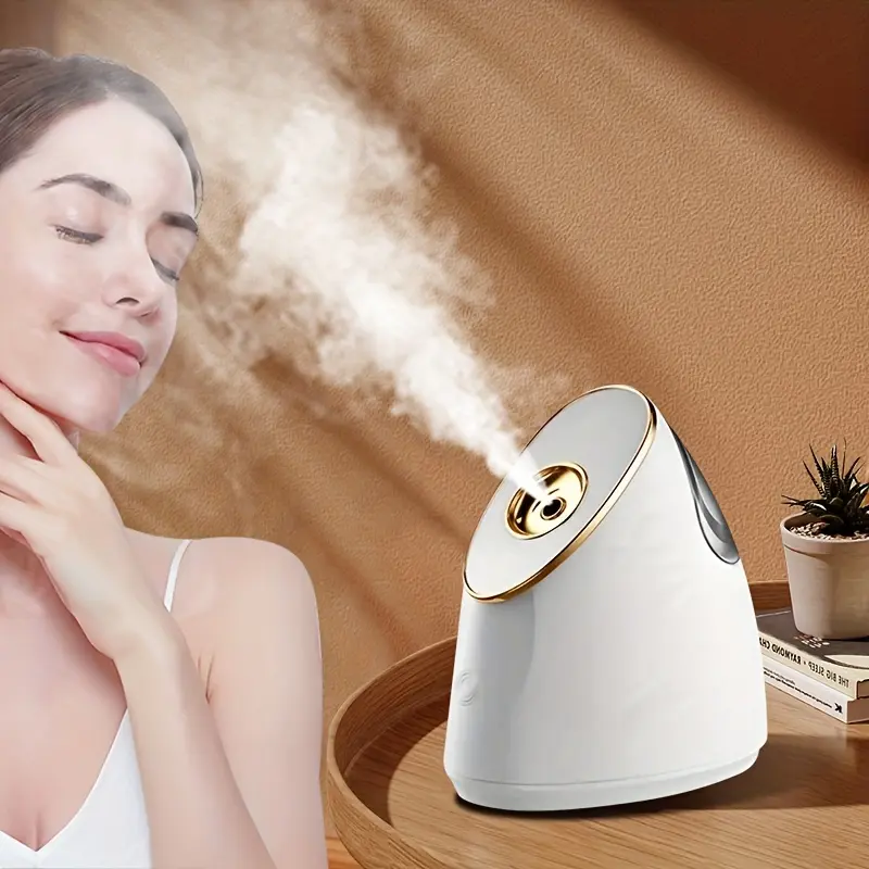 2-in-1 Facial Steamer & Eye Steamer, Large Mist Volume for Deep Hydration at Home