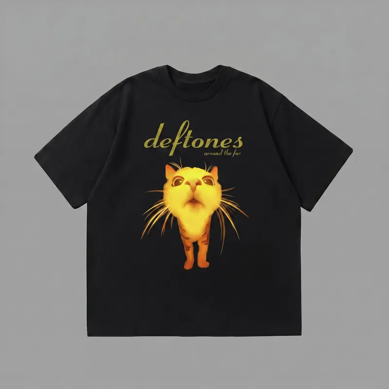 deftones shirt cat - TikTok Shop