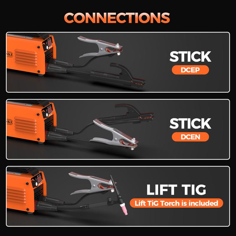 FEIFANKE ARC140Amp 110V Mini Stick welder ,Portable IGBT inverter MMA welding machine with Hot Start /Arc Force /Anti-Stick , metal work tools