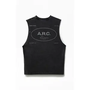 A.R.C. Men's Vintage Wash Comfort Cut Off Muscle T-Shirt