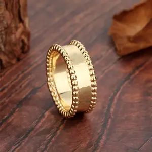 Solitaire Cubic Zirconia Ring for Women – Gold Tone Elegant Statement Ring, Minimalist Sparkly Jewelry