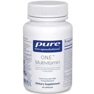 Pure Encapsulations O.N.E. Multivitamin – Once-Daily Formula with Antioxidants, Metafolin, CoQ10 & Lutein for Vision, Cognitive & Cellular Health