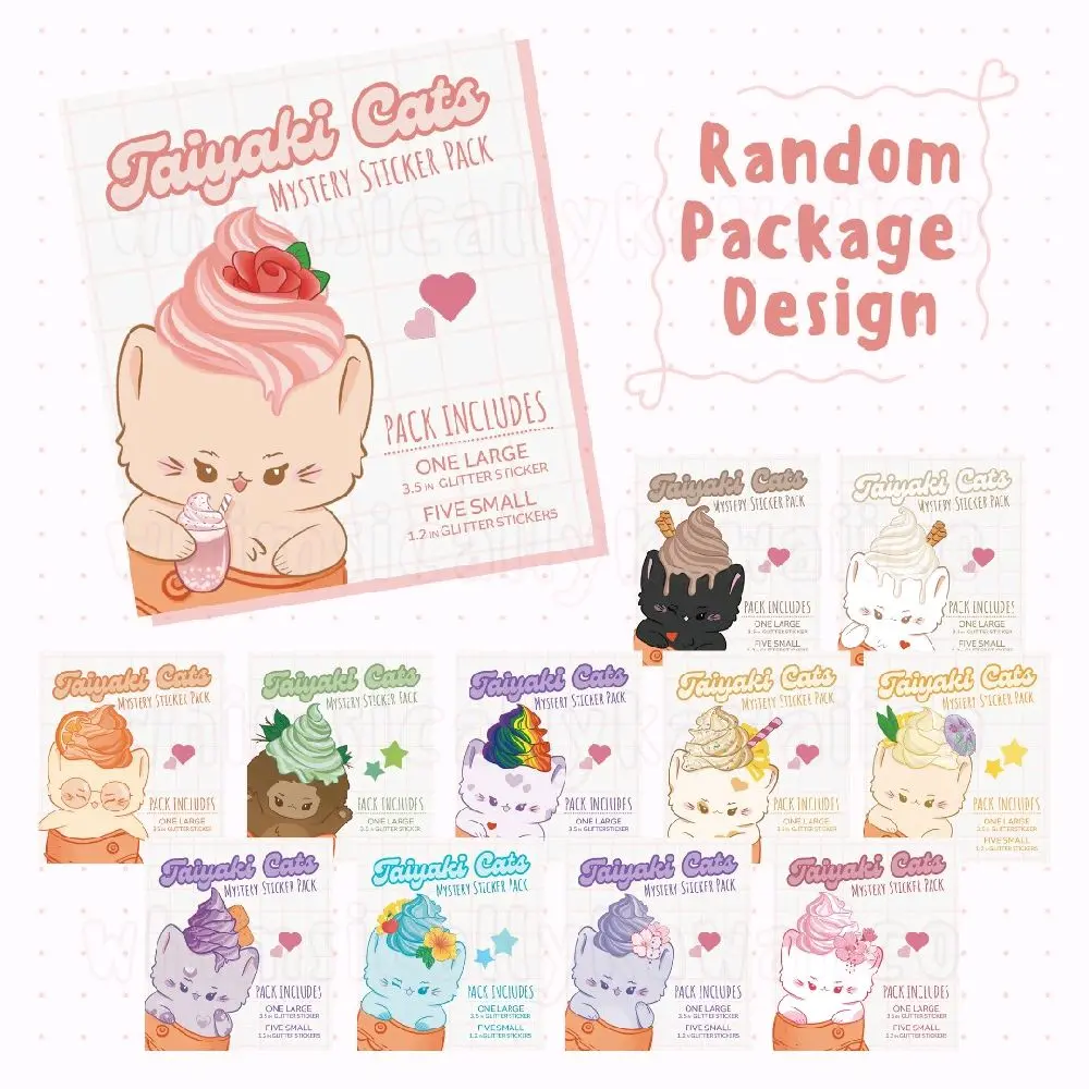 Taiyaki Cats Mystery Sticker Pack