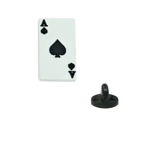 Ace of Spades Apparel Pin Badge Pin Lapel Pin Yazzle Dazzle Original Artwork