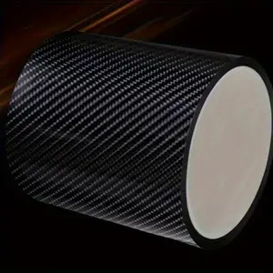 10/5M 3D Carbon Fiber Car Decal DIY No-Adhesive Protective Film Auto Sticker Decal For Cars Side Rearview Mirror Anti-Scratch Film Waterproof Protective Film