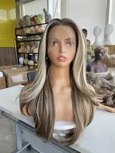IMstyle Haizea Sandy Calico Glow Sunkissed Ash Blonde Balayage with Lowlights Silky Layer Glueless 13*4 Free Parting Lace Front Wig For Daily Wear