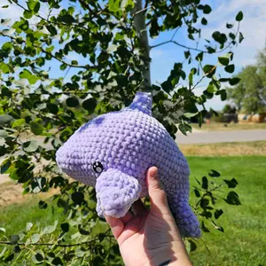 Lavender the Dolphin by AmethystAngelOrigins