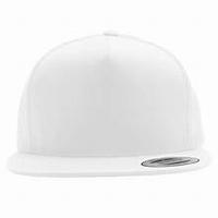 5 Panel Flatbill White