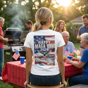 Patriotic MAGA Day July 4th T-Shirt | USA America Independence Day Tee