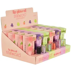 Brillo Labial Hidratante en Aceite Kevin & Coco - Venta al por Mayor Display 24 Unidades (KC1137)