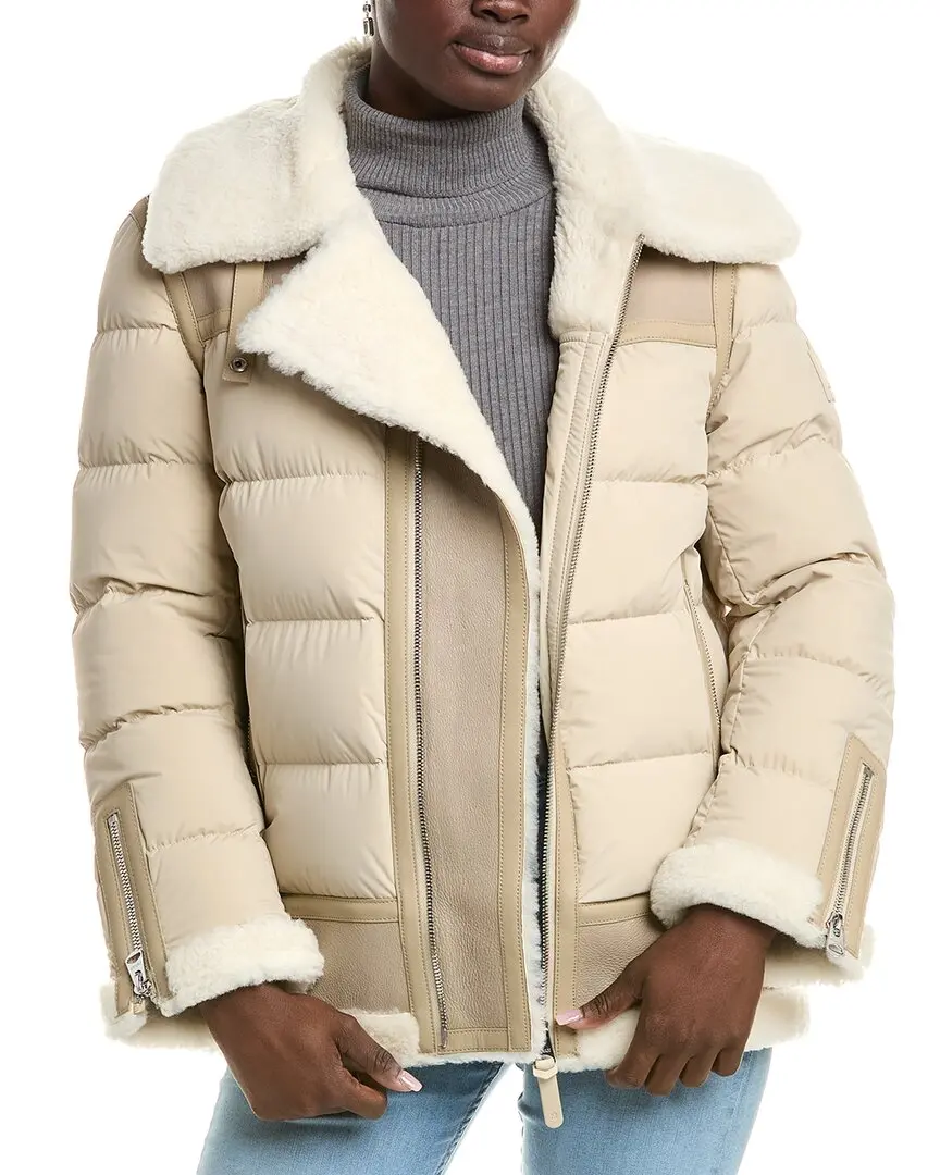 Mackage Vanna Mixed Shearling Down Jacket