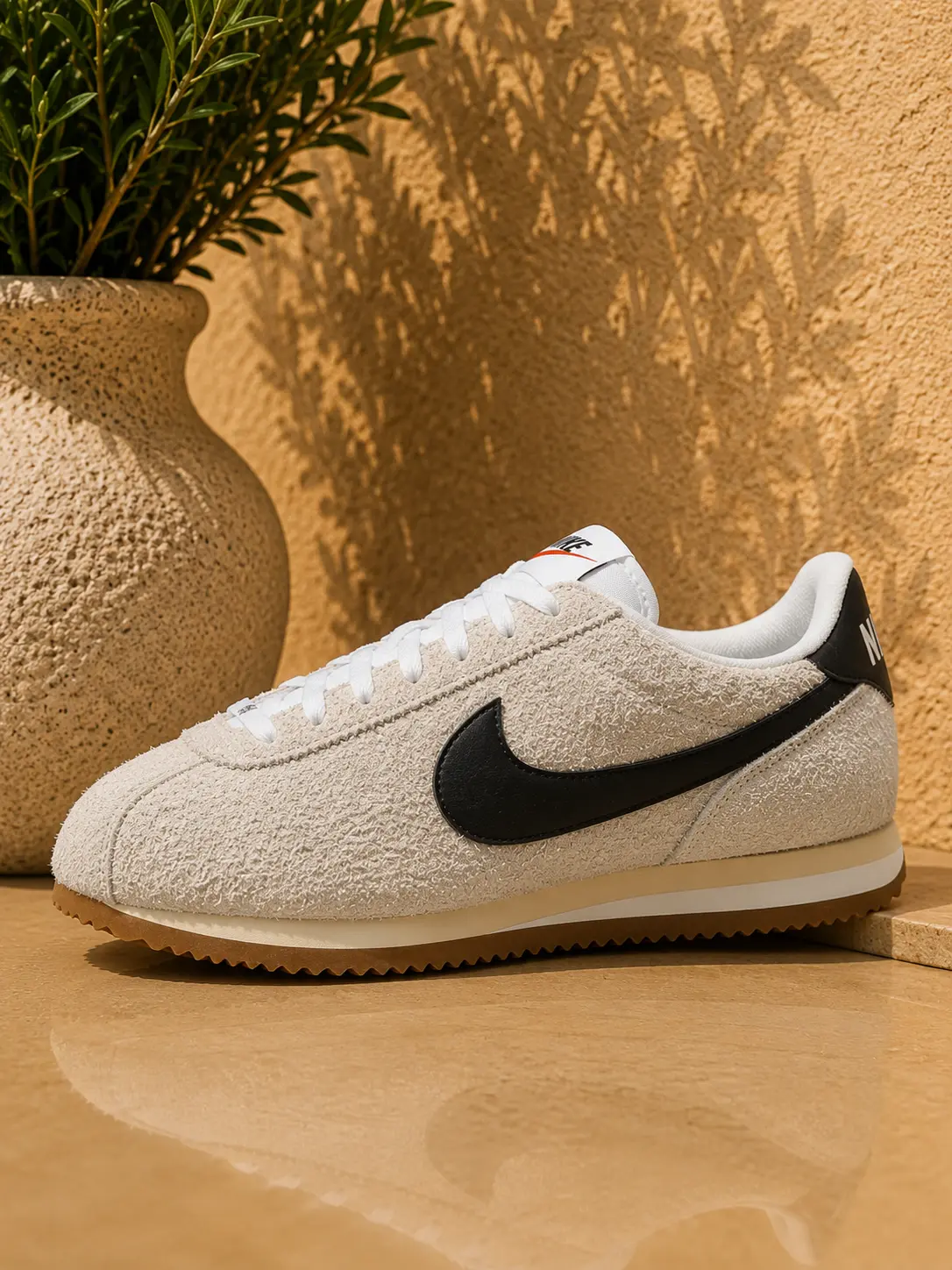 Nike Cortez Vintage Muslin Black FJ2530-102 Womens Fashion Sneakers New