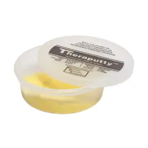 Fabrication Enterprises  Cando Theraputty Exercise Material - 6 Oz. - Yellow - X-Soft