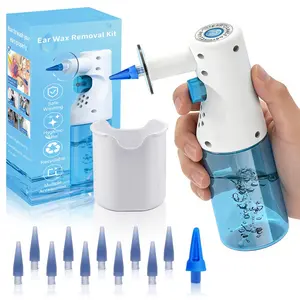 Earwax Removal Kit, Ear Cleaning Agent, Manual Ear Irrigation System, Safe and Effective Ear Wax Remover, Ear Flush Device