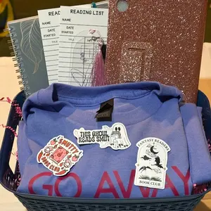 Bookish Digital Reader Bundle – Shirt + Stickers + Journal + Bookmarks + Custom Device Case