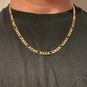 Solid Real 14k Gold Figaro Chain 20in 4mm