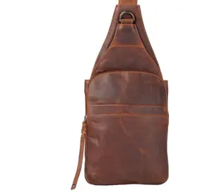Concealed Carry Unisex Dakota Leather Sling by Lady Conceal Sale price