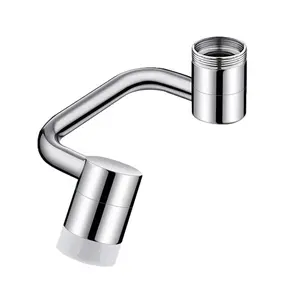 1440 ° rotatable faucet aerator extension, which can be easily controlled at all angles. Rotary faucet aerator extension, spray accessories with two spray modes (1 piece/2 pieces)