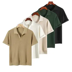 2026 #SummerVibes New Spring & Autumn Minimalist Versatile Indoor Evening Party Everyday Outdoor Comfortable Fashion Trendy Unisex Polyester Casual Knit Short Sleeve Sweater