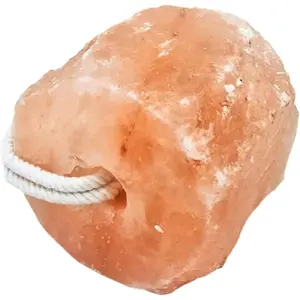 New 6 lbs Himalayan Salt Lick on Rope for Horses, Deer, Rabbits, Cows and Other Livestock, Digestive Aid for Animals, Lick Salt Horse Treats