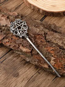 Viking Style Retro Star Leaf Hairpin, Casual All-Season Hair Accessory, Boho Hair Accessories, Fashion Hairpins, Nordic Norway Scandinavian Fashion, Perfect Gift for Holidays